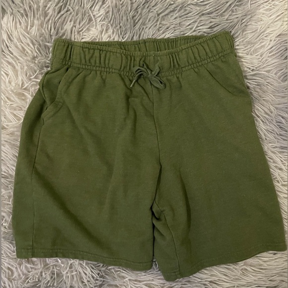 Green Cat & Jack soft green shorts. Boys size L (10/12) - Picture 1 of 4